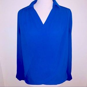 BELLATRIX Wrap Drapey Boho Blouse - Size Medium